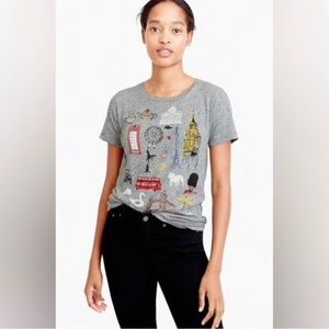 JCrew London graphic tee